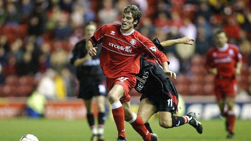 Franck Queudrue playing for Middlesbrough