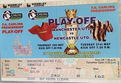 Premier League play-off ticket