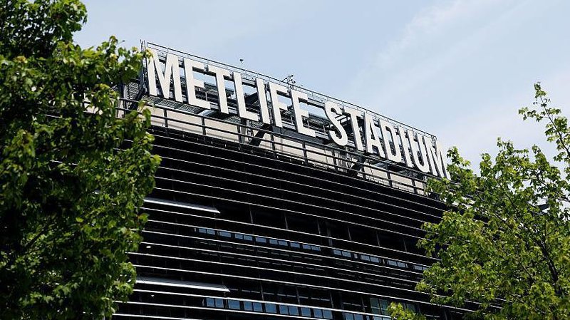 An exterior view of the MetLife Stadium prior to the Fifa Club World Cup quarter-final match between Real Madrid CF and Borussia Dortmund