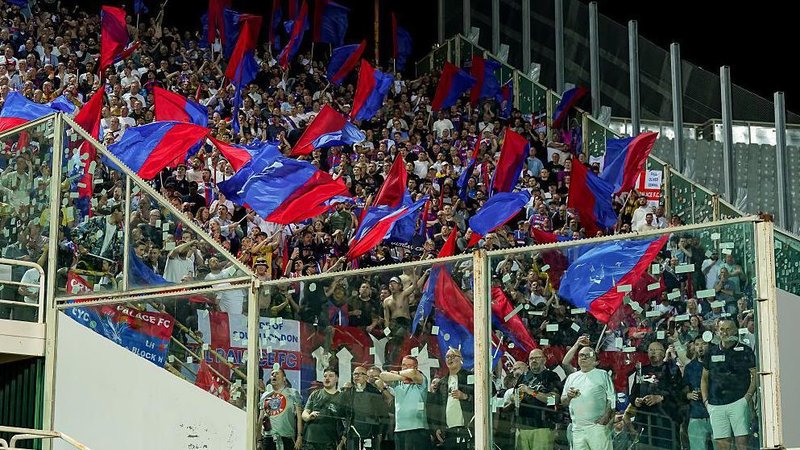 Crystal Palace fans at Fiorentina 