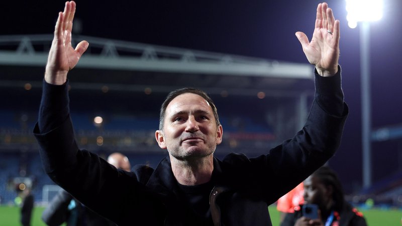 Coventry City boss Frank Lampard after his team secured promotion to the Premier League at Ewood Park