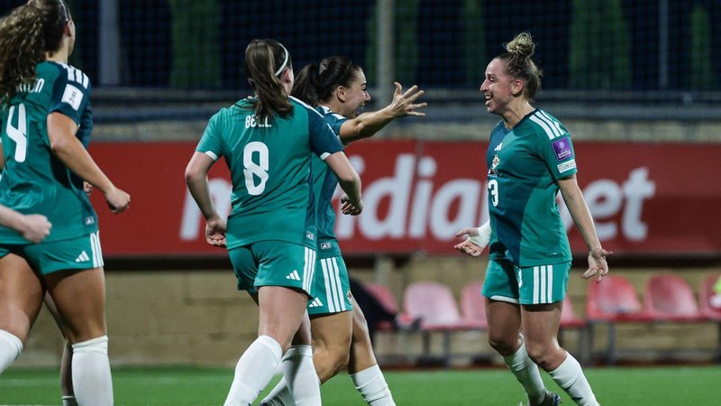 Nat Johnson celebrates scoring