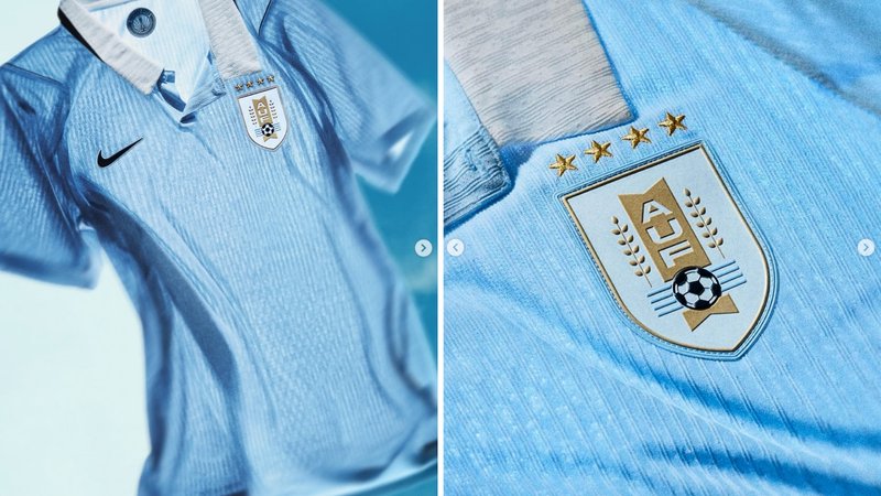 2026 Uruguay home shirt.