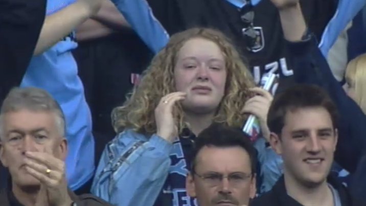 Kim McQueen at Villa Park 