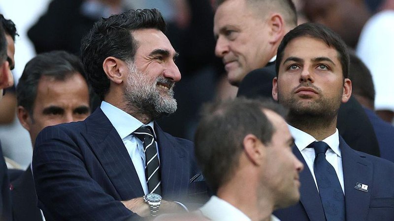 Newcastle United chairman Yasir Al-Rumayyan and fellow owner Jamie Reuben