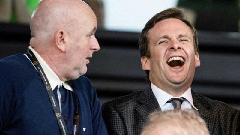 David Martindale and Calvin Ford sharing a joke
