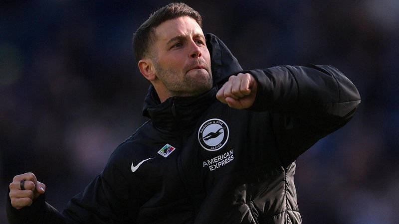 Brighton head coach Fabian Hurzeler