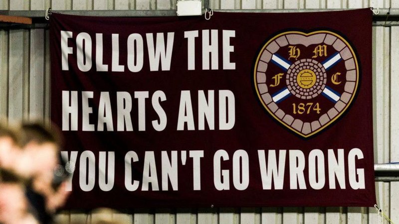 Hearts banner