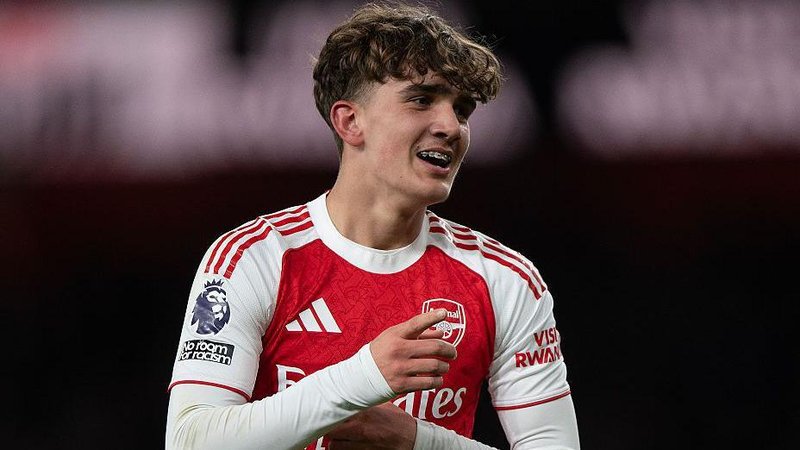 Arsenal player Max Dowman