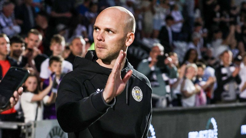 St Mirren interim manager Craig McLeish celebrates survival